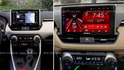 Màn hình DVD Android xe Toyota Rav4 2019 - nay | Gotech GT10 Pro